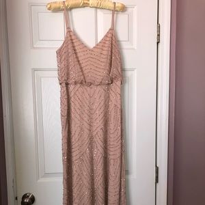 Adrianna Papell beaded blouson gown